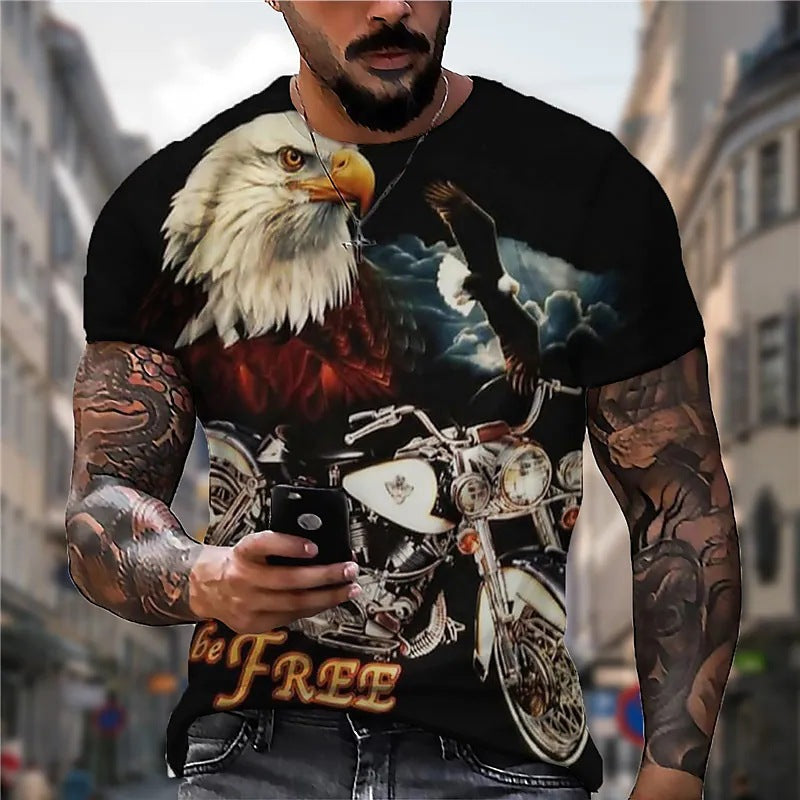 Cool Wolf Print Harajuku Unisex T-Shirt
