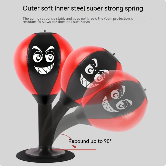 Desktop Stress Relief Speed Ball – Office Punching Toy