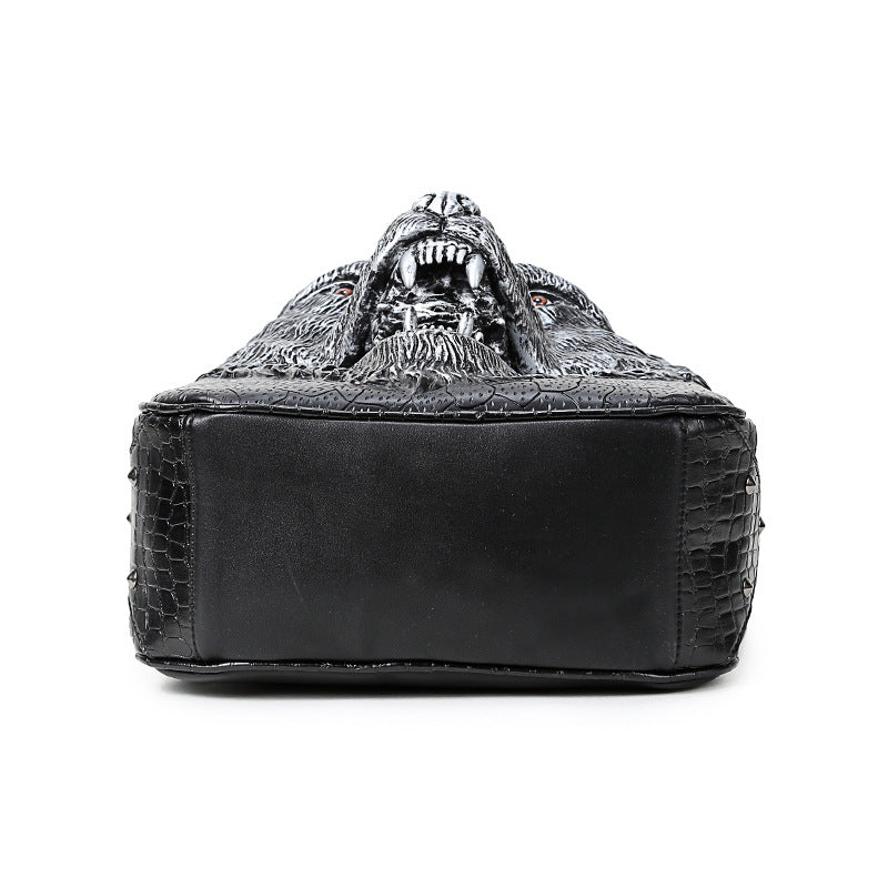 3D Wolf Head Backpack for Men and Women