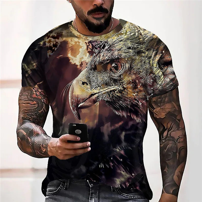 Cool Wolf Print Harajuku Unisex T-Shirt