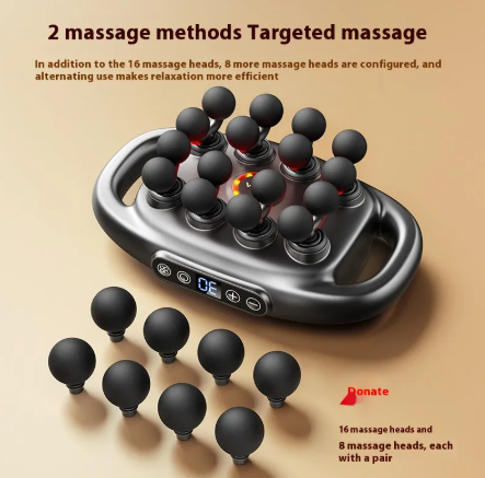 Deep Tissue Muscle Massage Gun	 8/16 Heads
