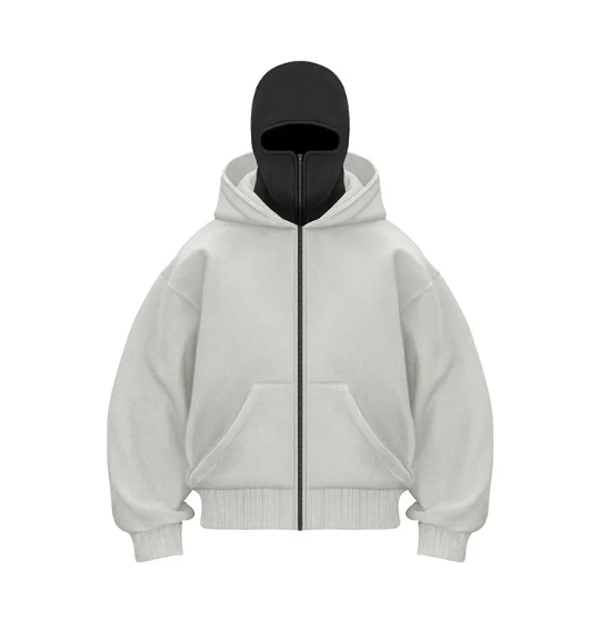Dual Hooded Fleece Lined Sweater