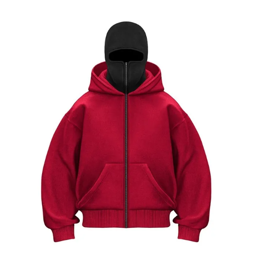 Dual Hooded Fleece Lined Sweater