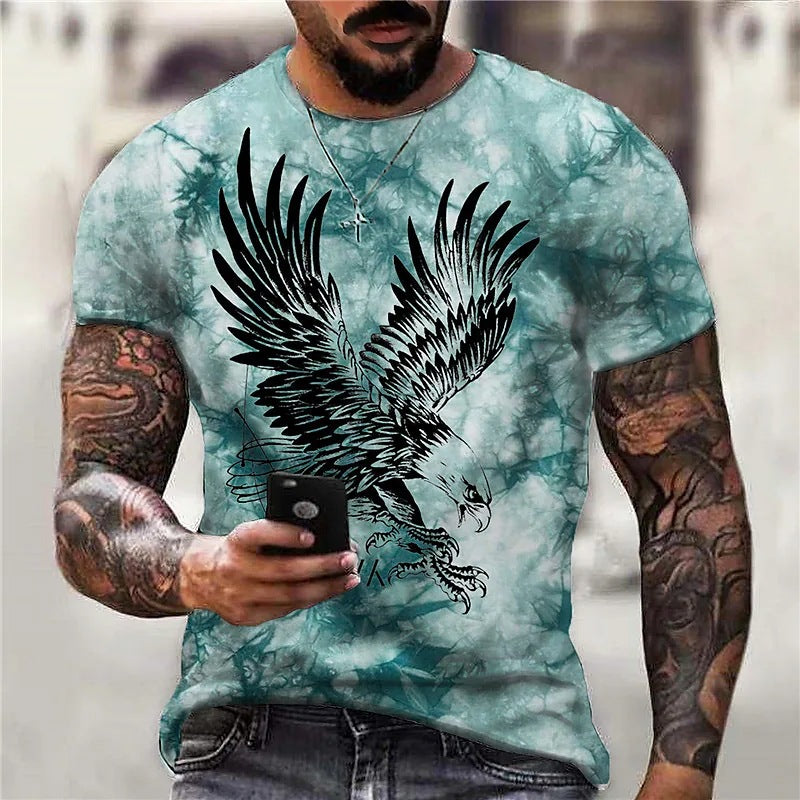 Cool Wolf Print Harajuku Unisex T-Shirt