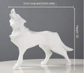 Geometric Wolf Decorative Sculpture for Home or Office